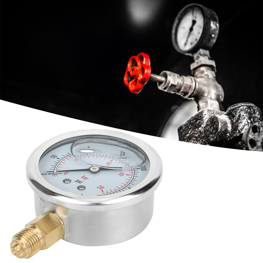 TS PGG60420bar 14BSP Y60 Radial Oil Filled Pressure Gauge Manometer for Machinery