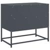 Vidaxl Szafka Pod Telewizor, Antracytowa, 68X39X60,5 Cm, Stalowa