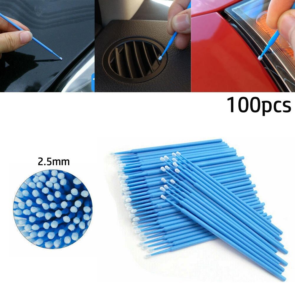 Brushes Car Touch Up Paint 100 Pcs 2.5mm Applicators
