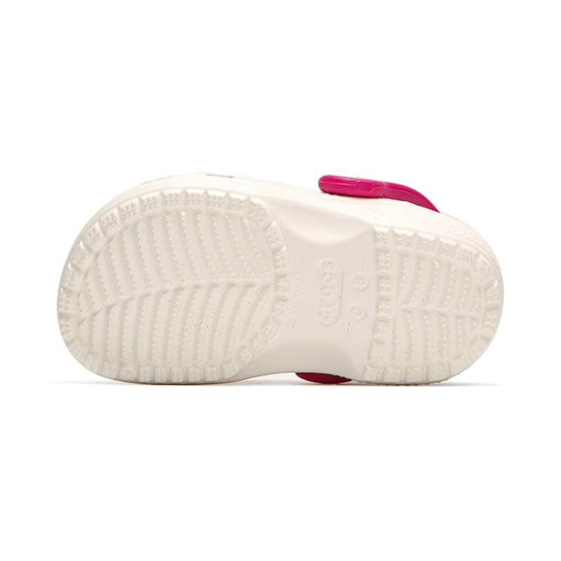 Crocs Classic clog Fun Academy Beach Hole Shoes Children's Sandals White Children's Model