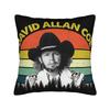 In Memory Of David Allan Coe 1939- Pillow Cover Retro Portrait Tribute Soft Cushion Cover Pillow Case For Living Room Chair