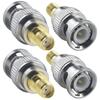 Leeyovk BNC To SMA Converter Connector BNC Male To SMA Female Adapter SMA-J To