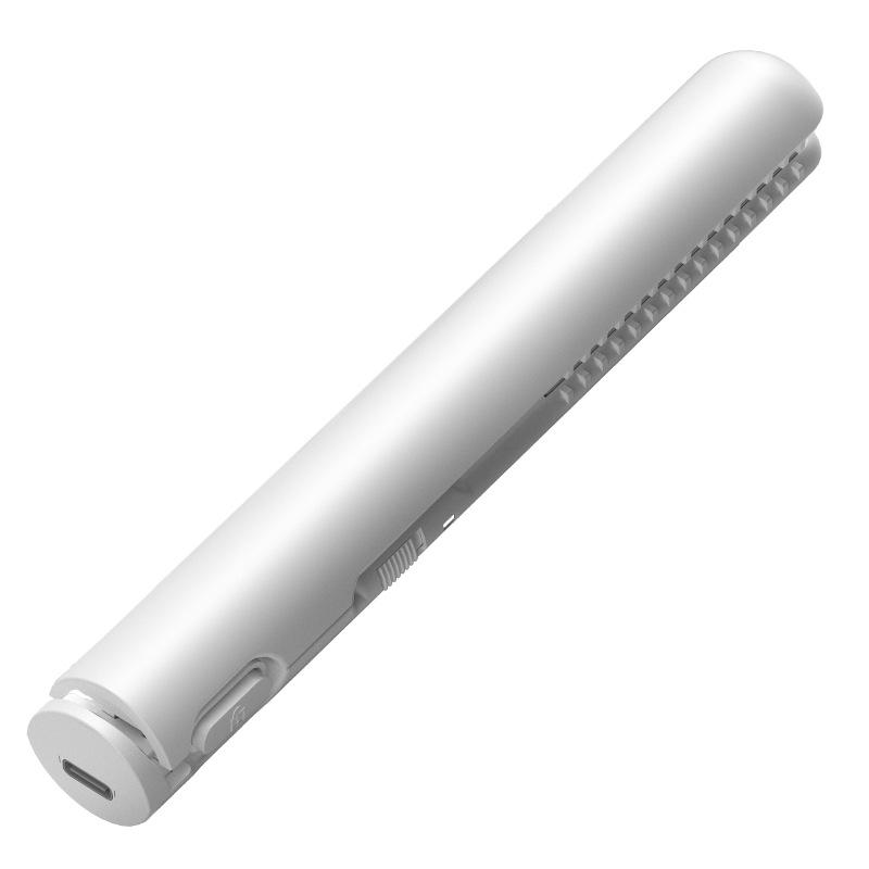 Compact USB Hair Straightener & Curler for Students – Dual Use for Straightening, Curling & Corn Perm In Dorms.
