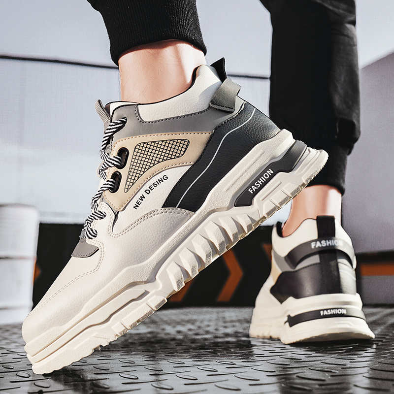 Fashion Long High Sole Casual Shoes Loafers Tennis Man Plus Sizes Man Shoes Sneakers Sport Comfort Snekers Different Tene Deadlift