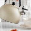 Stovetop Whistling Kettle 25L Stainless Steel Tea Pot for Gas Electric Induction Use Fast Heating Safe Boiling with Loud Whistle