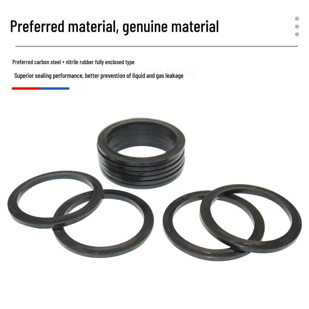 Nitrile High-Temp High-Pressure Oil Seal Gasket Washer JB982-77 for Oil Pipe Joint