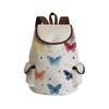 Butterfly Print Large Capacity Backpack - Fashionable & Durable School Bag for Women