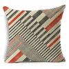 Mandala Graffiti Cushion Cover 45X45Cm Linen Decorative Pillow Cover Sofa Bed Pillow Case