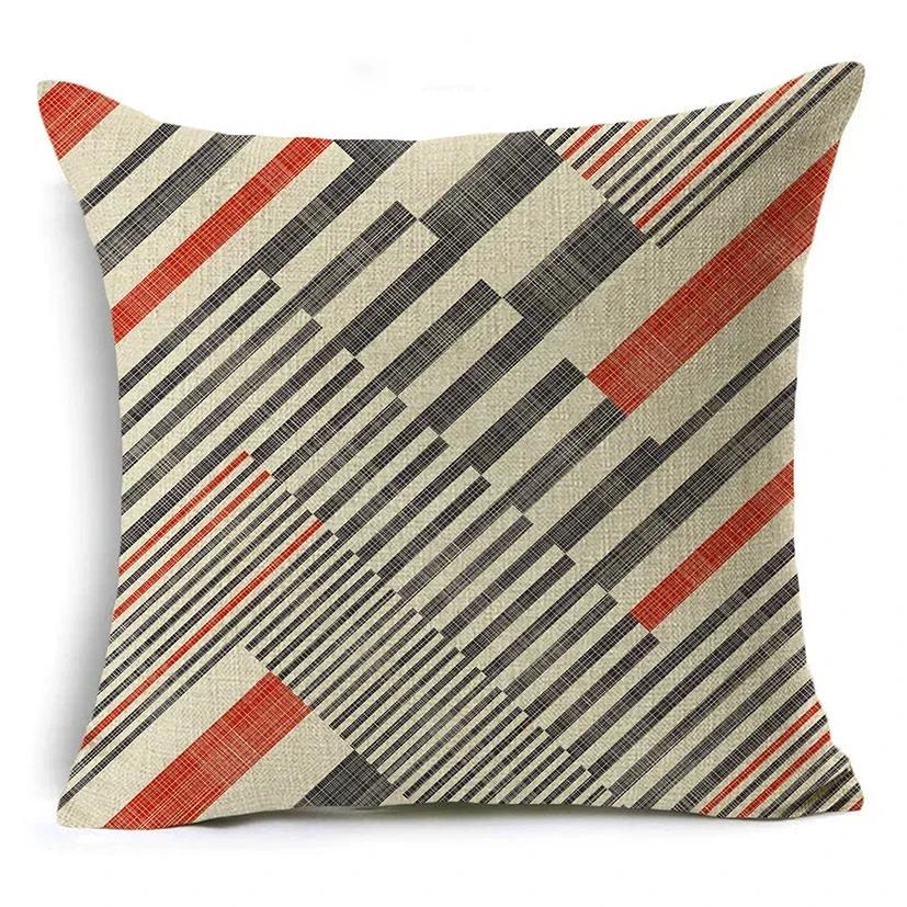 Mandala Graffiti Cushion Cover 45X45Cm Linen Decorative Pillow Cover Sofa Bed Pillow Case