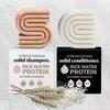 2-Pack Rice Protein Shampoo Bar & Conditioner Bar Set for Hair Growth, Strengthening Hair, Natural Plant-Based Formula for All Hair Types