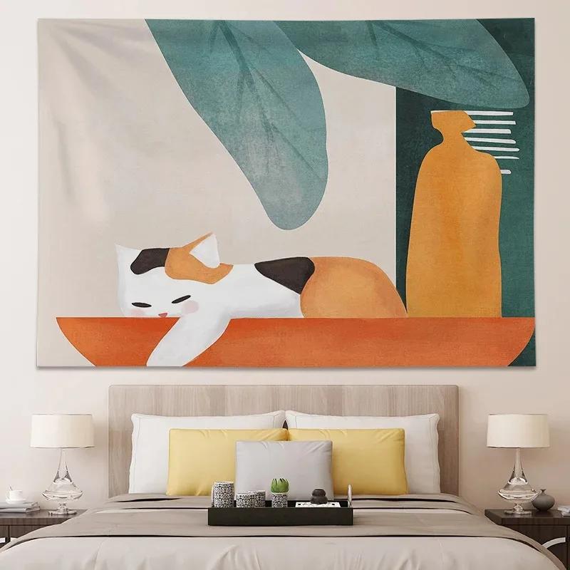 Fruit Pattern Simple Illustration Style Hanging Cloth Home Wall Decoration Tapestry Bedroom Living Room Tapestry