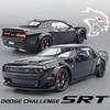 Simulare 1:24 Dodge Challenger Hellcat Redeye Mașină din aliaj Model de sunet și lumină Jucărie pentru copii Cadou de aniversare Mașină în miniatură