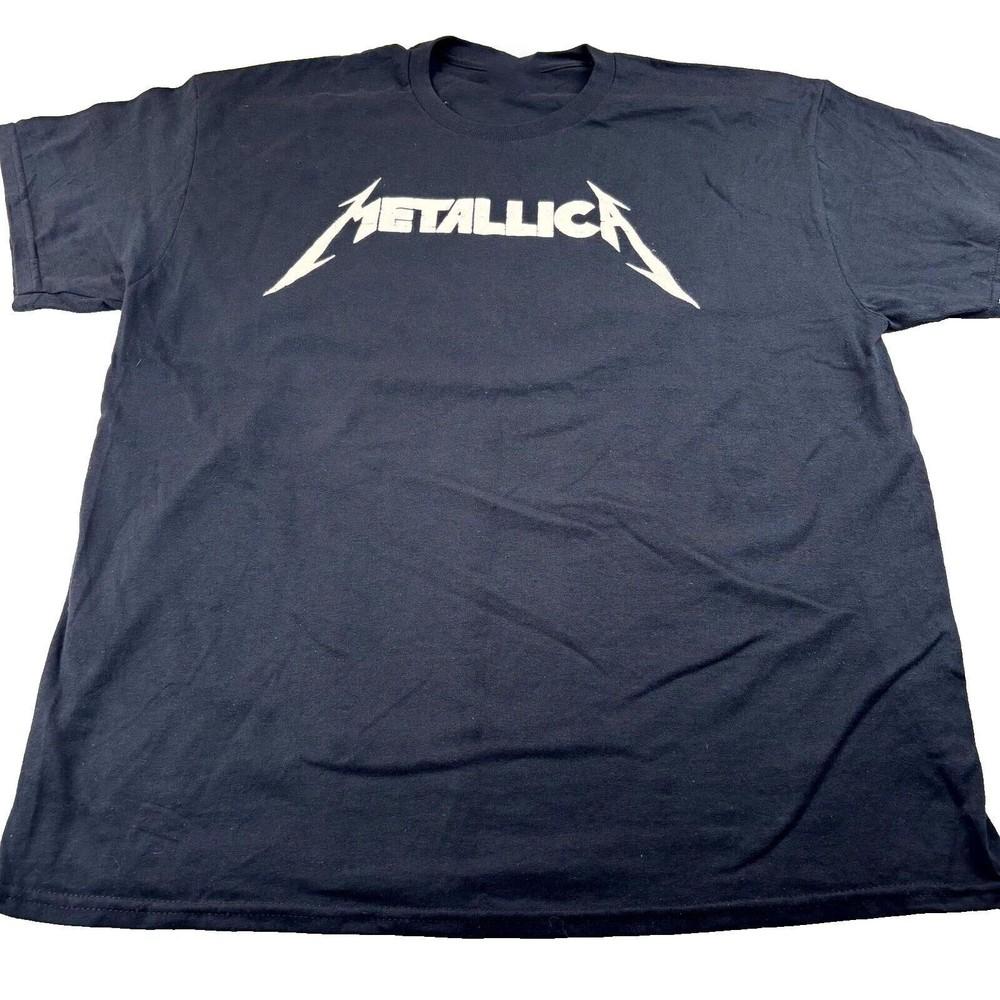 Футболка Metallica 2024 Мужская Черная Фотография Mop Damage Inc. Унисекс Футболка Тур 1986 XL