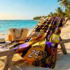 Kobe Personalized Name Beach Towel Quickdry Soft Microfiber For Beach Bathroom Outdoor Swimming Pool Camping Picnic Yoga Diving Vacation Accessories