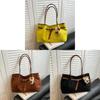 Streetwear Tote Bag For Women Large Suede Shoulder Crossbody With Magnetic Closure