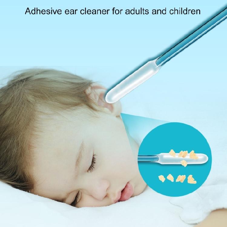 Family Ear Cleaning 20Pcs Disposable Soft Adhesive Ear Tools Safe for Kids and Elderly Ear Health Travel or Home oUse