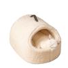 Lamb Wool Slippers Cat Nest To Keep Warm In Winter, Closed Security, Removable and Washable, Large Cat Sleeping Litter Cat Bed