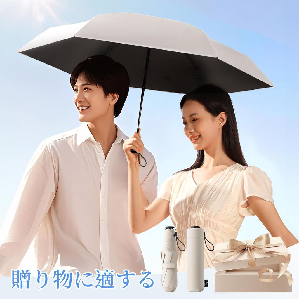 GOSO Folding Sun Sun and Rain 6 and Lightest Carbon Fiber Check Ultra Water UV Heat Wind 365 Days a Mini Perfect for the Rainy Unisex Gift Umbrella,
