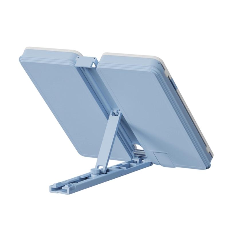 Double Use  Desktop Reading Stand With Built In Pencil Case Pen Box For Kids Students Classroom Study