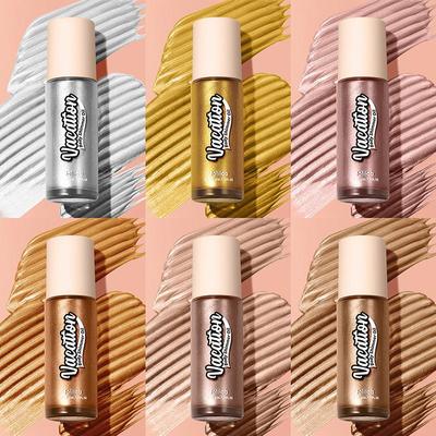 6 Colors Optional Liquid Highlighter Body Brightening Skin Repair Capacity Brighten The Beach Sexy Body Highlighter