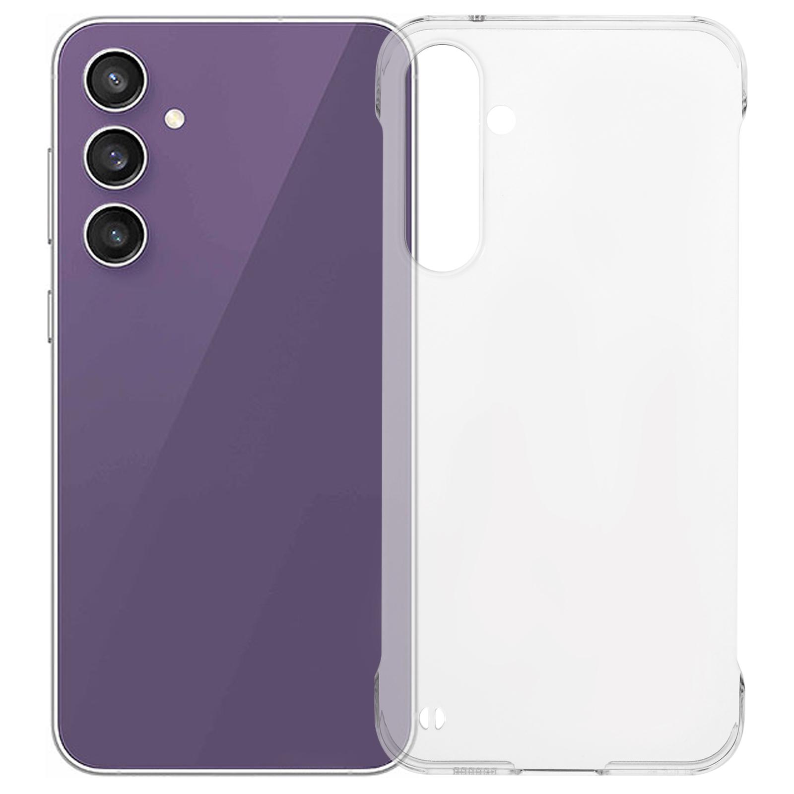 

Для Samsung Galaxy S23 FE чехол прозрачный жесткий ПК безрамочный чехол для телефона A