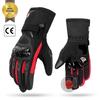 KEMiMOTO Zimní motocyklové rukavice CE Ochranné Černé Guantes Moto Invierno Teplé Rukavice pro dotykovou obrazovku Vodotěsné Větruodolné