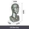 Multifunctional Display Mannequin Head for Spray Paint Hat, Bow Tie, Glasses, and Mask Props