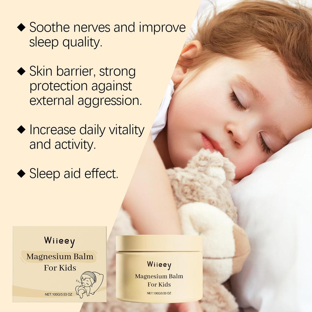 WIIEEY Children's Magnesium Bedtime Soothing Cream