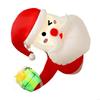 Light Up Inflatable Window Santa Ornament For Outdoor Garden Christmas Party Decoration