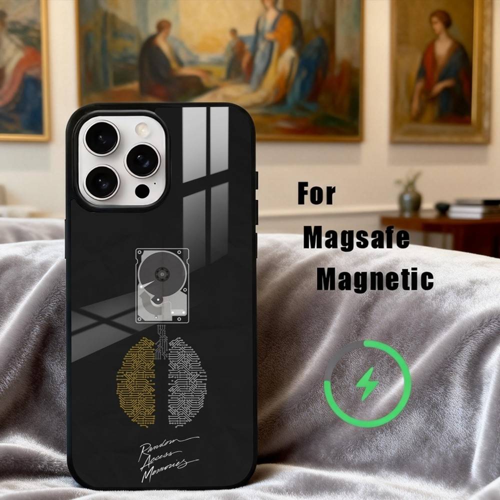 D-Daft-T P-Punk-K Phone Case For iPhone17,16,15,14,13,12,11 Plus,Pro Max Magnetic For Magsafe Wireless Charging