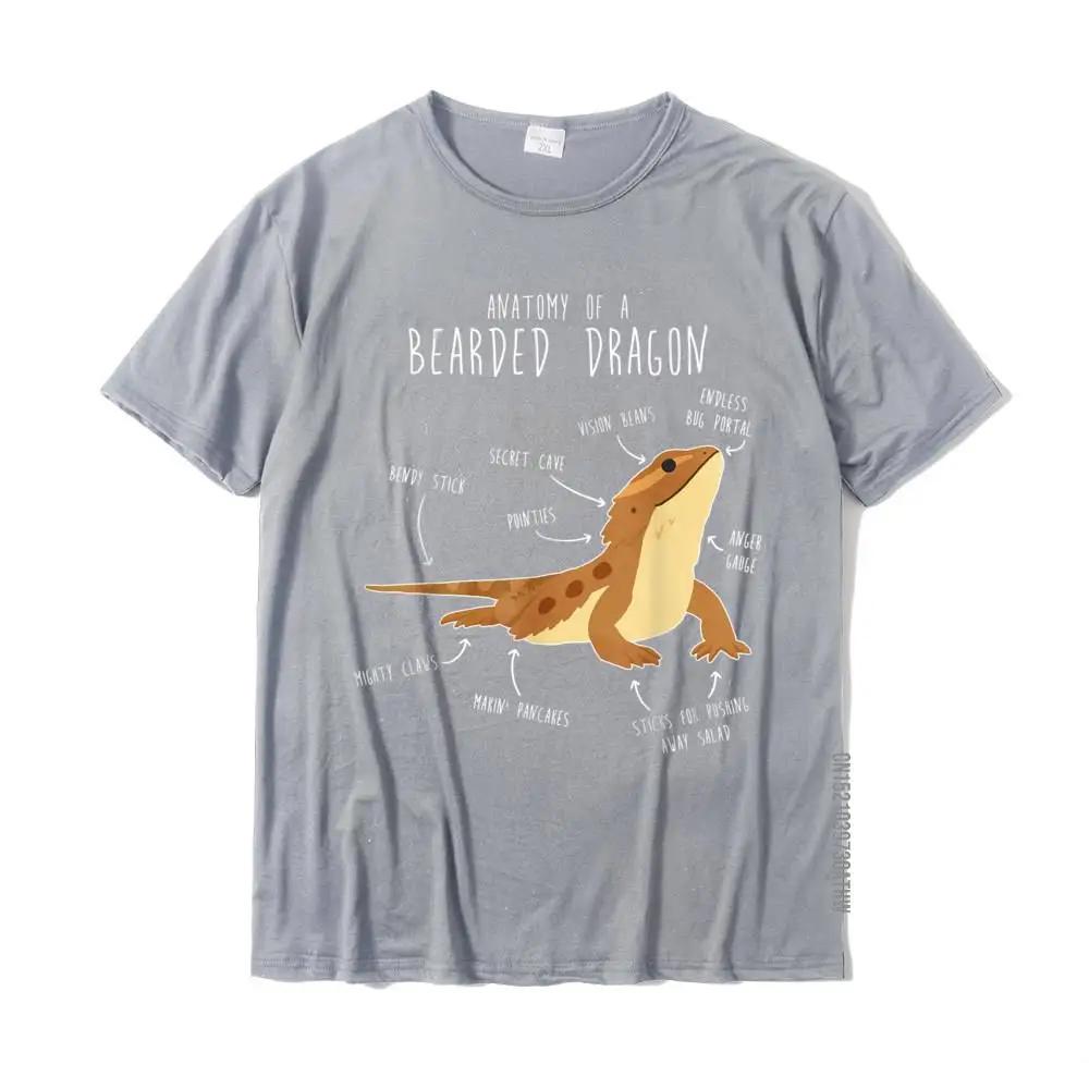 Anatomy Of A Bearded Dragon Funny Pet Reptile Lover T-Shirt Fashionable Young Tshirts Cotton Tops T Shirt Normal