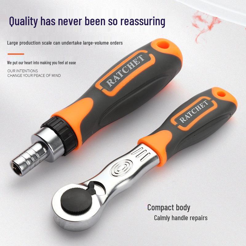 Mini Ratchet Screwdriver & Socket Set for Household Repairs