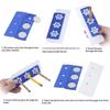 Safe Non-toxic Pencil Through Coin Magic Trick Props Fun Close Up Toys for Kids Small Stage Performance