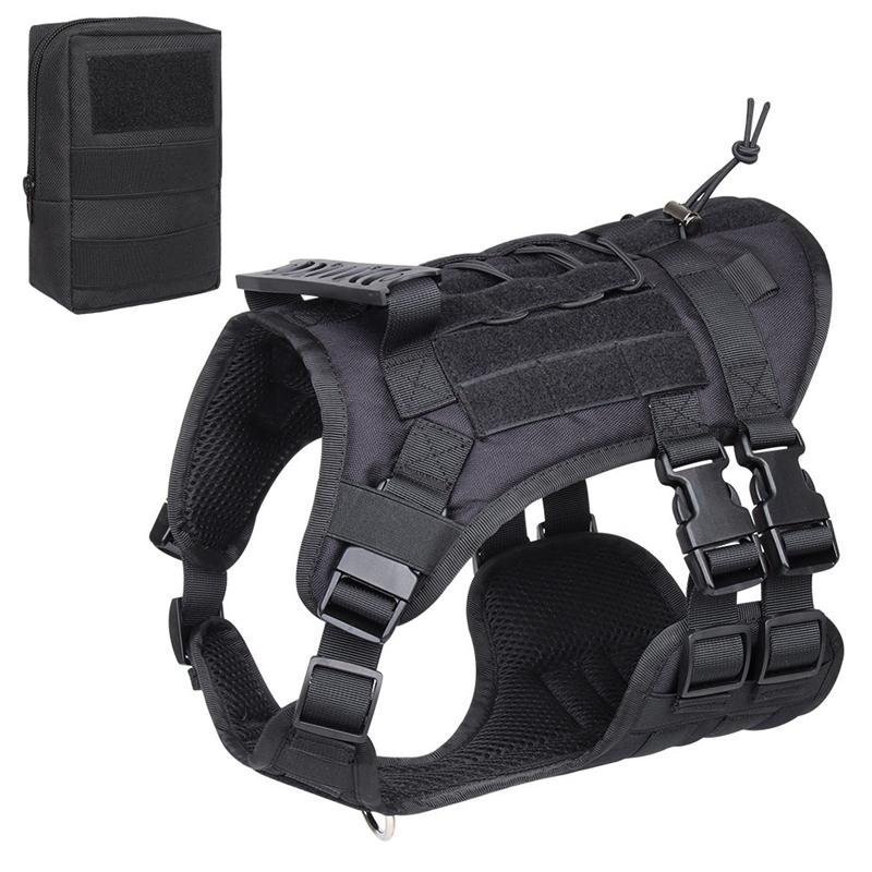 Big Dog Harness Leash Tactical Dog Clothing Waterproof Explosion Proof Tactical Chest Strap Medium and Large Dog Pet Chest Vest