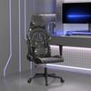 Vidaxl Fotel Gamingowy, Czarny I Moro, Sztuczna Skóra