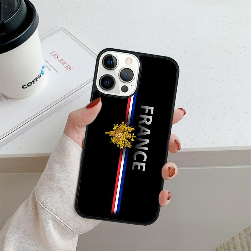 France Flag Phone Case For iPhone 17 Air 16 pro max 15 14 plus 12 13 Shell Cover coque