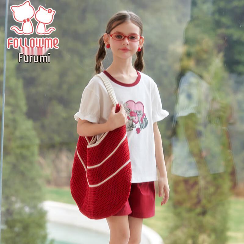 Girls' Summer Fashion Two-Piece Set