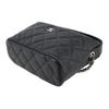 Chanel 25c Classic Chain Metal Logo Leather Woven Chain Hobo Bag Single Shoulder Crossbody Grainy Cowhide Material Gold Hardware Handbag Women'S Black