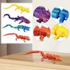 3D Printed Magnetic Lizard Model Building Kit Modular Design Educational Toy for Creative Assembly and Display