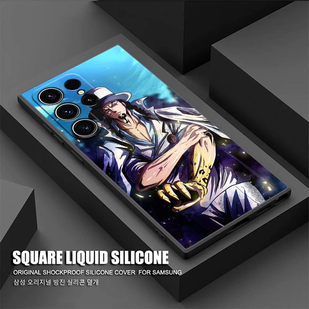 Ones P-Pieces Navy Anime Phone Case For Samsung Galaxy S25 S24 S23 S20 S21 FE S26 S22 Ultra 5G S26 Plus S25FE Soft Silicon Cover