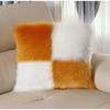 Nordic Minimalist Faux Wool Plush Throw Pillow Cover