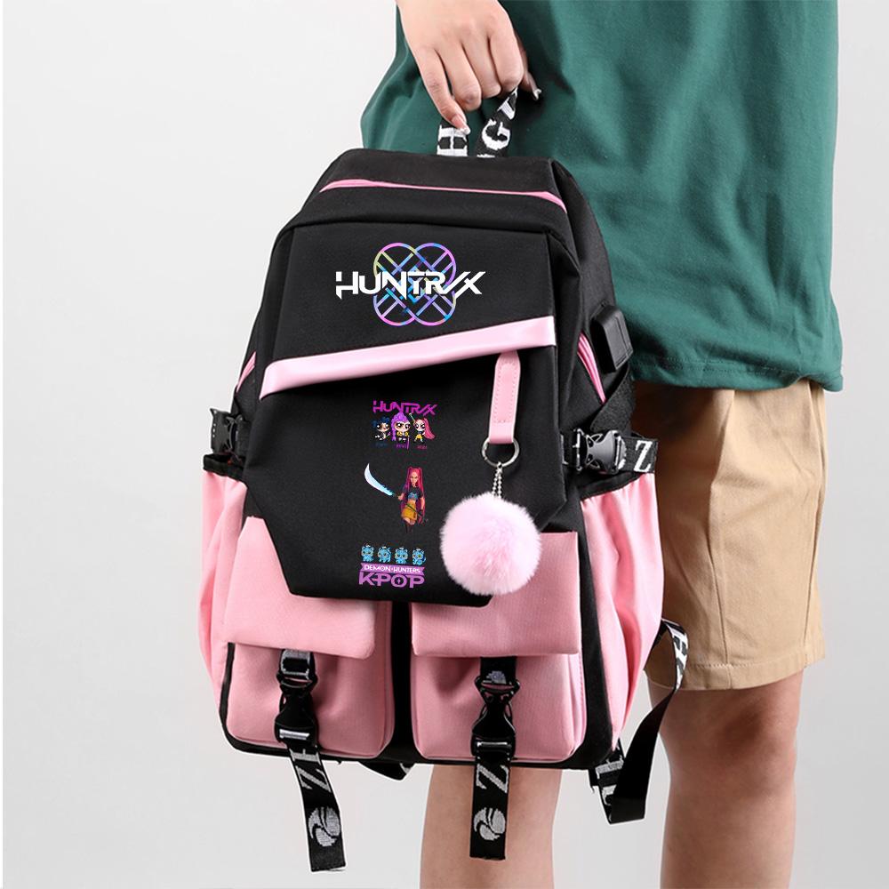 Anime Printed Large Capacity Backpack for Teenger Student Girl Boy Schoolbag Bookbag Women Waterproof Travel Bag Gift