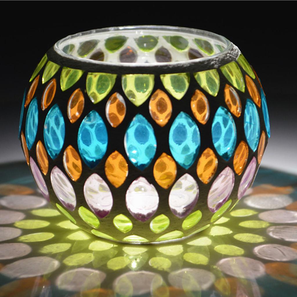 100g Round Shape Clear Glass Mosaic Tiles for Making Kids Crafts 15mm