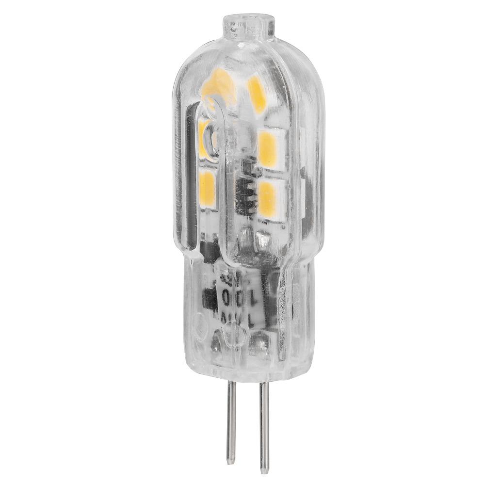 10PCS Warm White Bi Pin Bulbs 1.2W Halogen Replacement Bulbs Durable LED Light Bulb  Ceiling Lamps