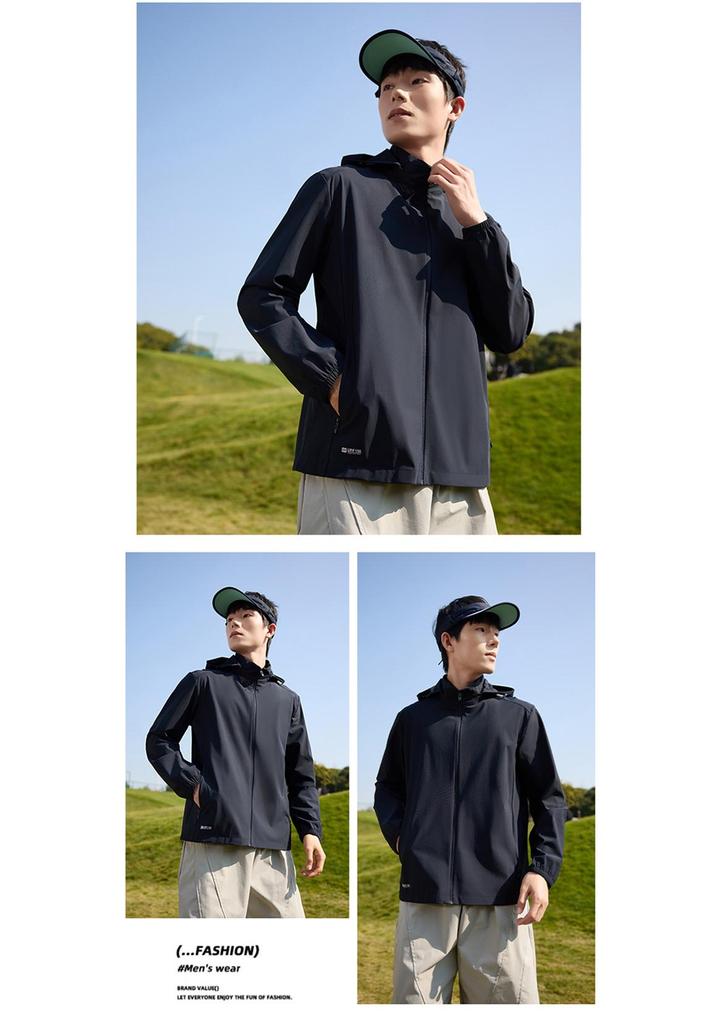 Unisex UV Protection Cooling Jacket: Lightweight, Breathable, Hooded, Sun Protection for Outdoor Activities