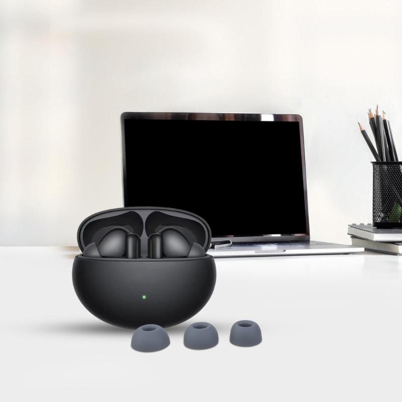 6Pcs Silicone Ear Tips for 6i True Wireless Earbuds Eartips Tips Headphones Earplugs