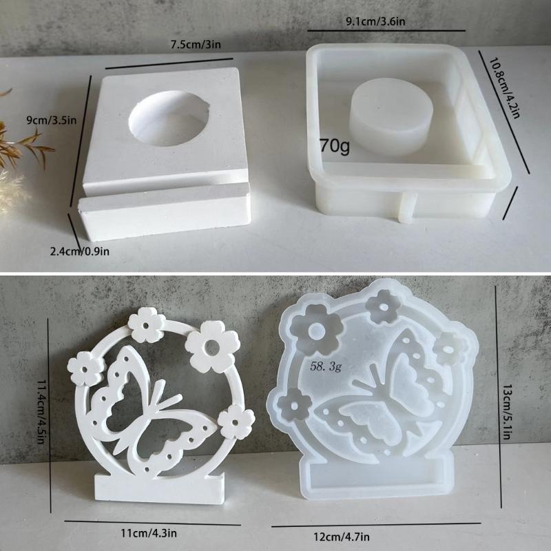 Practical Silicone Mold Butterfly Accessories Mould Unique Epoxy Resin Moulds Jewelry Making Tool for DIY Enthusiasts