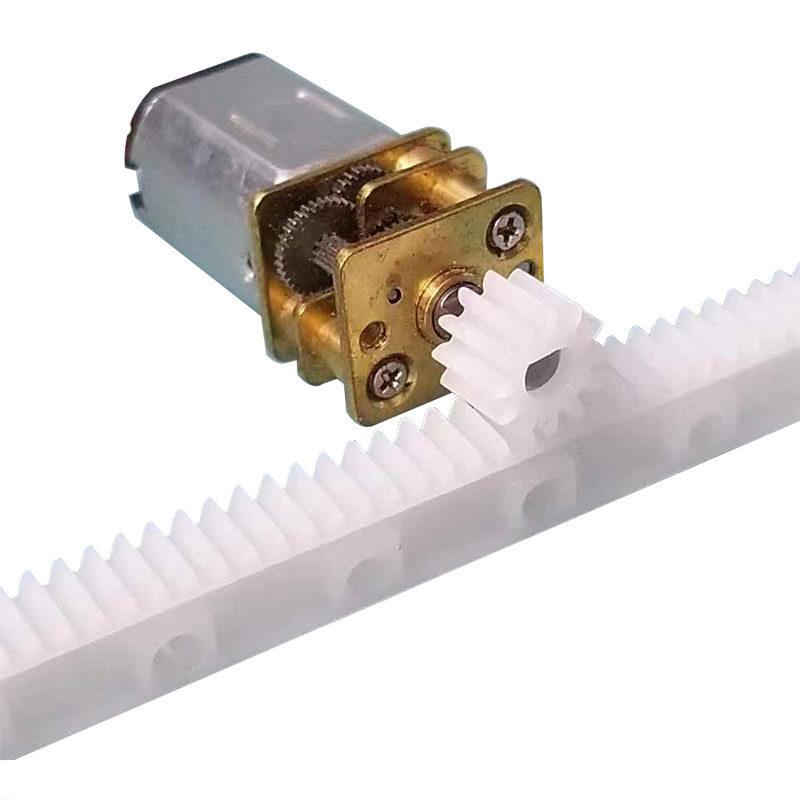 1Pcs N20 Geared Motor Micro, Motor 0.5 Modular Rack Guide 12-Tooth 15-Tooth 3Mmd Hole Gear Set