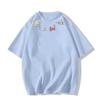 Women's Plus Size Retro Cartoon Short Sleeve T-shirt - American Summer Loose Fit, Petite Design Top