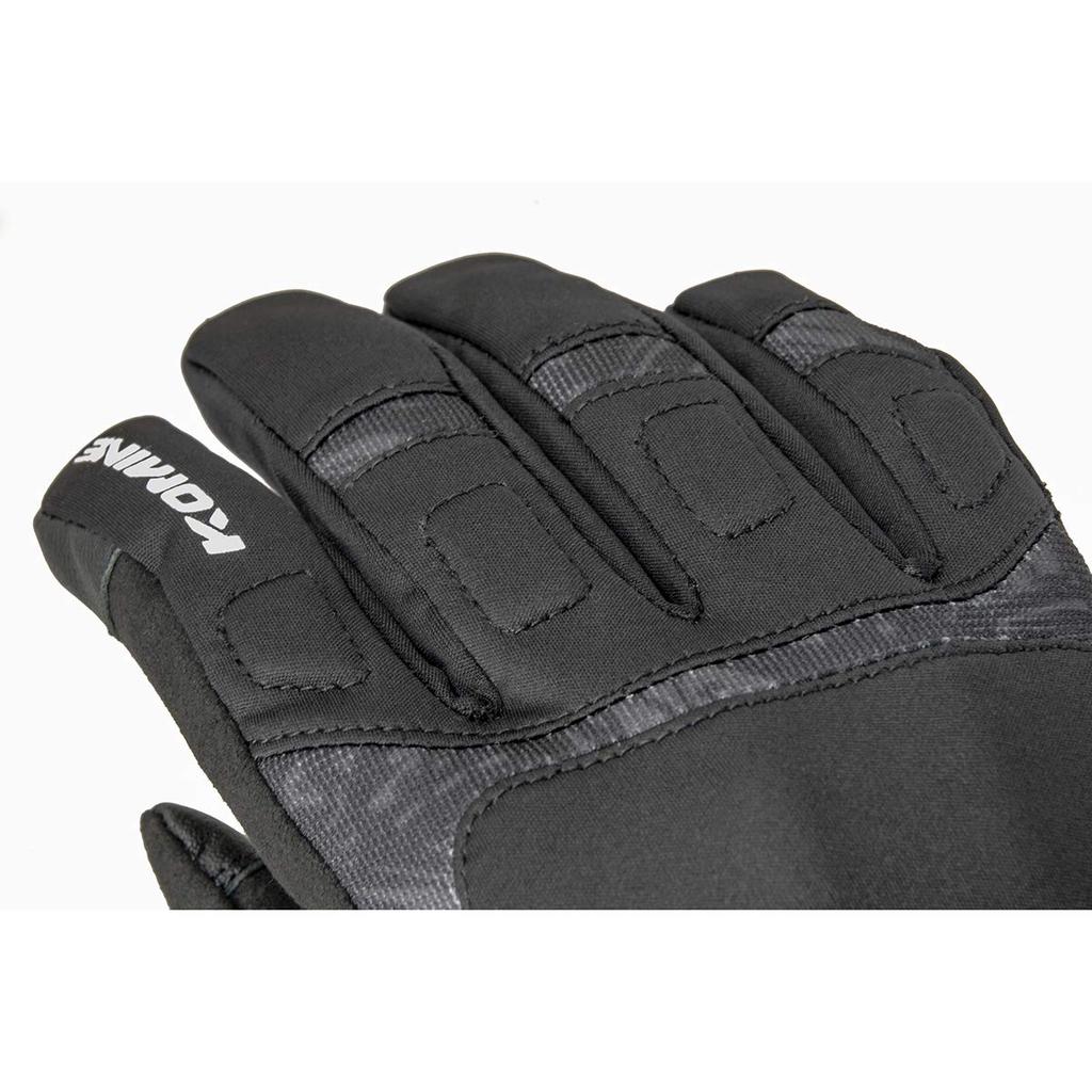 KOMINE Motorcycle Winter Gloves Carthage Cold Stretch for and Spring - Black/Red, XL, GK-801 1010, Waterproof, Protection, Material, Fall, Winter,